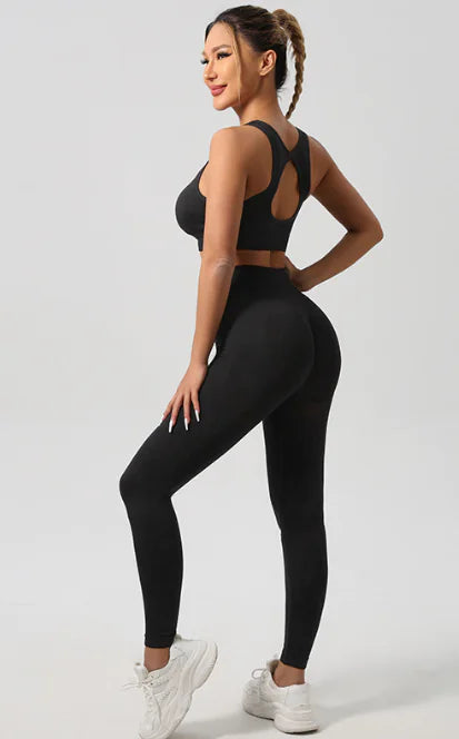 Backless Yoga Set